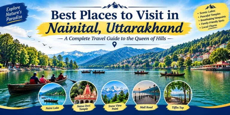 Best Places to Visit in Nainital Uttarakhand: A Complete Travel Guide
